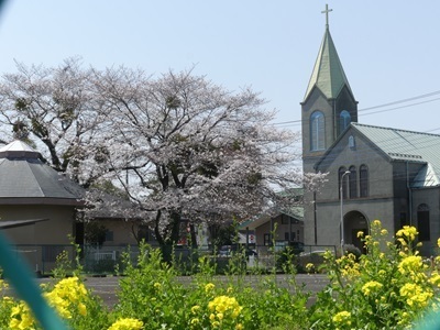 春の栃木カトリック教会.jpg